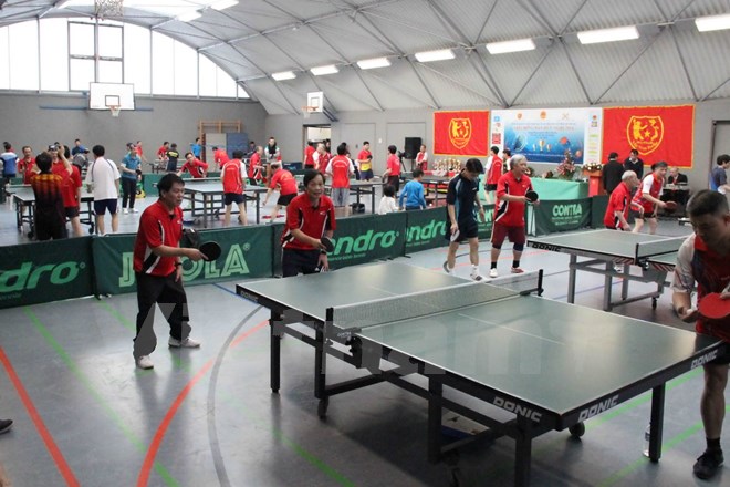 Table-tennis tournament helps connect overseas Vietnamese in Europe